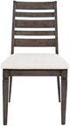 Jofran Inc. Lincoln Square Beige/Espresso Ladderback Side Chair-2