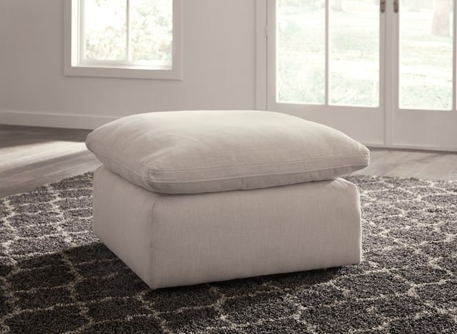 Signature Design by Ashley® Savesto Ivory Oversized Accent Ottoman-1