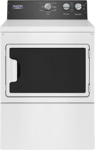 Maytag® Commercial-Grade 7.4 Cu. Ft. White Electric Dryer
