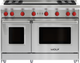 Wolf® 48" Stainless Steel Pro Style Gas Range-0