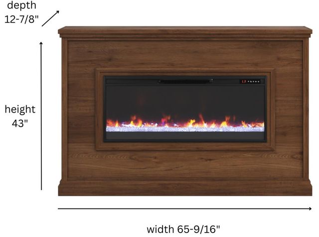 Legends Home Real Cozy Sonoma Whiskey Fireplace Mantel-2