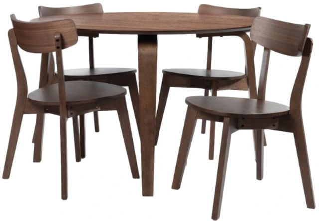 New Classic® Home Furnishings Gabby 5-Piece Walnut Dining Set-0