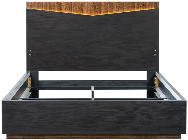 Michael Amini® Kayner Charcoal Queen Bed-2