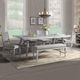 Intercon Modern Rustic Weathered White Dining Bench-1