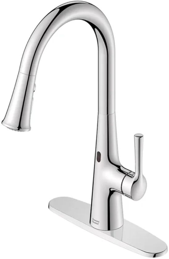 American Standard Southport Polished Chrome Touchless Single-Handle Pull-Down Dual Spray Kitchen Faucet-1