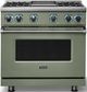 Viking® 7 Series 36" Eucalyptus Pro Style Liquid Propane Gas Range with Griddle-3