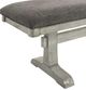 Liberty Furniture Hallendale Gravel/Gravel Wash Dining Bench-5