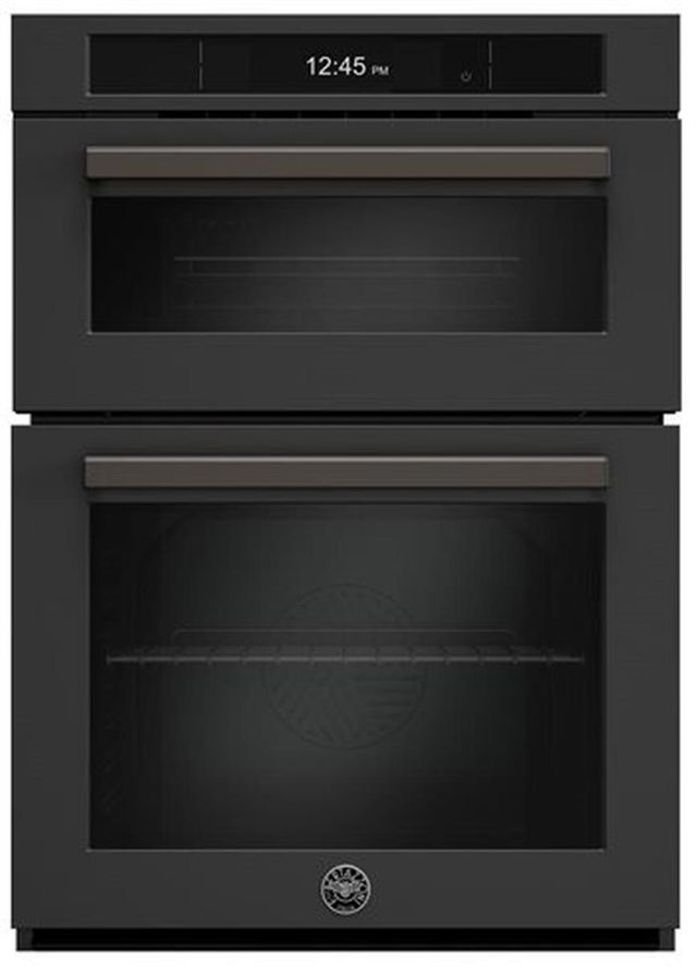 Bertazzoni Professional Series 30'' Carbonio Oven/Micro Combo Electric Wall Oven with Steam Assist-0