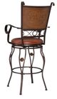 Powell® Beatrix Bronze/Rust Big And Tall Armed Bar Stool-5