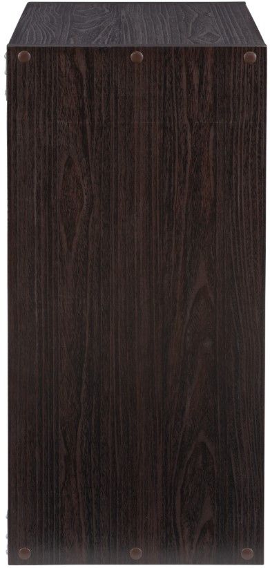 Linon Cody Espresso 4-Cube Storage Cabinet-4