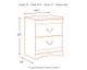 Signature Design by Ashley® Anarasia White Nightstand-3