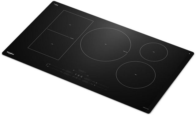 Whirlpool® 36" Black Intelligent Induction Cooktop with Temp Cook™ Technology-3