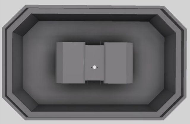 Vent-A-Hood® Designer Series 48" Gunsmoke Island Range Hood-3