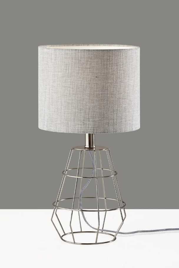 Adesso® Victor Brushed Steel Table Lamp-3