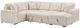 Coaster® Devonshire 3-Piece Camel U-Shape Sleeper Sectional and Storage Chaise -0