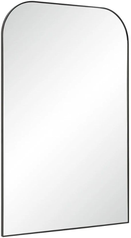 Renwil® Opalina Matte Black Accent Mirror-2