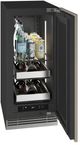 U-Line® Home Collection 15" 2.8 Cu. Ft. Panel Ready Beverage Center with Solid Door-4