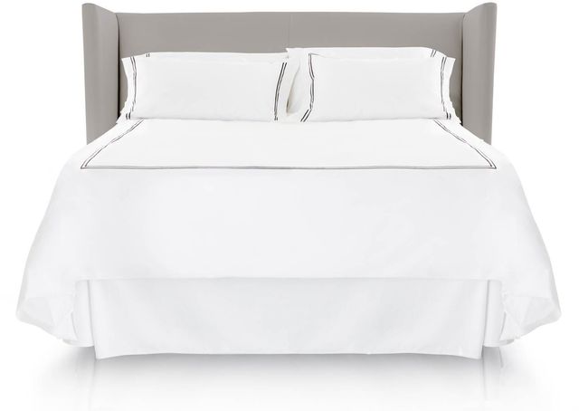 Malouf® Woven™ Matelassé Queen Bed Skirt-1