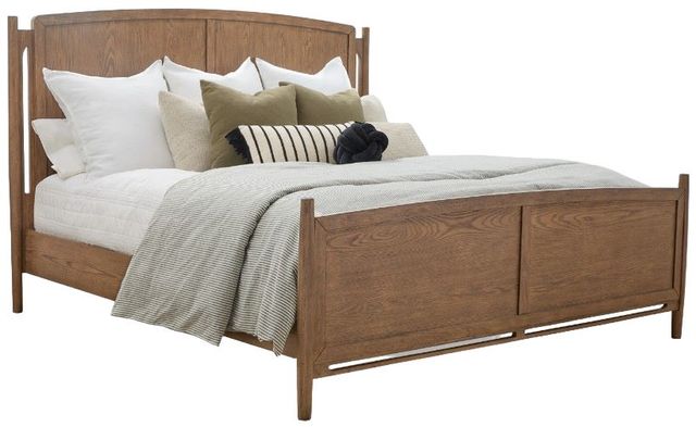 Flexsteel® Verona Brown Oak King Panel Bed-0