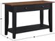 Steve Silver Co. Joplin Walnut Sofa Table with Ebony Base-2