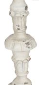 A & B Home Weathered White Candle Holder-2