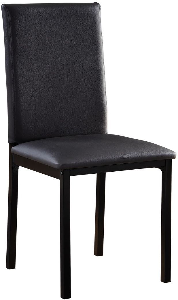 Mazin Furniture Tempe Brown/Black Side Dining Chair-0