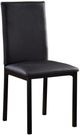 Mazin Furniture Tempe Brown/Black Side Dining Chair-0