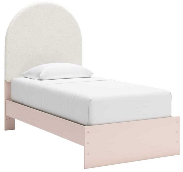 Signature Design by Ashley® Wistenpine Blush Twin Upholstered Panel Bed