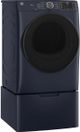 GE® Sapphire Blue Front Load Laundry Pair-3