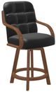 Chromcraft Customizable Ryland Swivel Bar Height Dining Stool-5