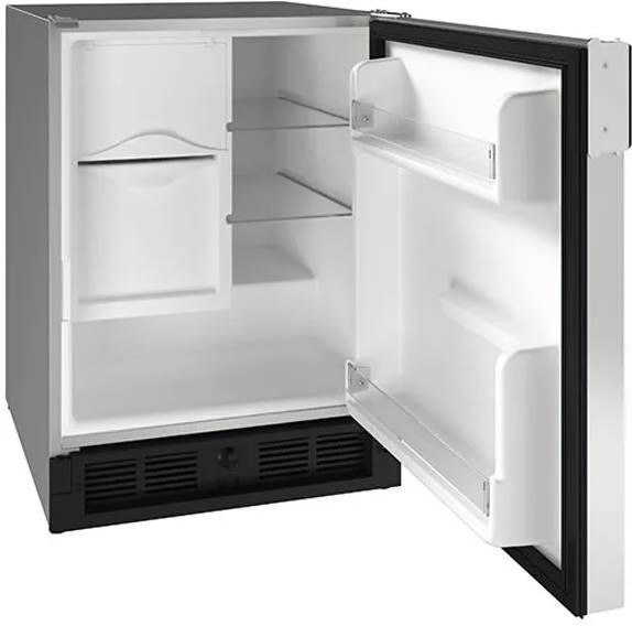 U-Line® 21" 2.1 Cubic Feet Stainless Steel Compact Refrigerator-1