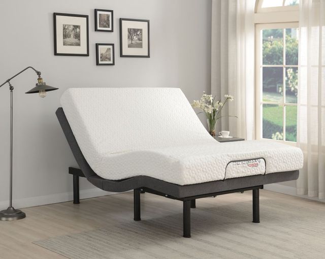 Coaster® Clara Black/Grey King Adjustable Bed Base-2