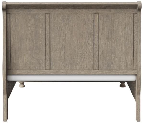 Bernards Prescott Gray Queen Storage Sleigh Bed-3