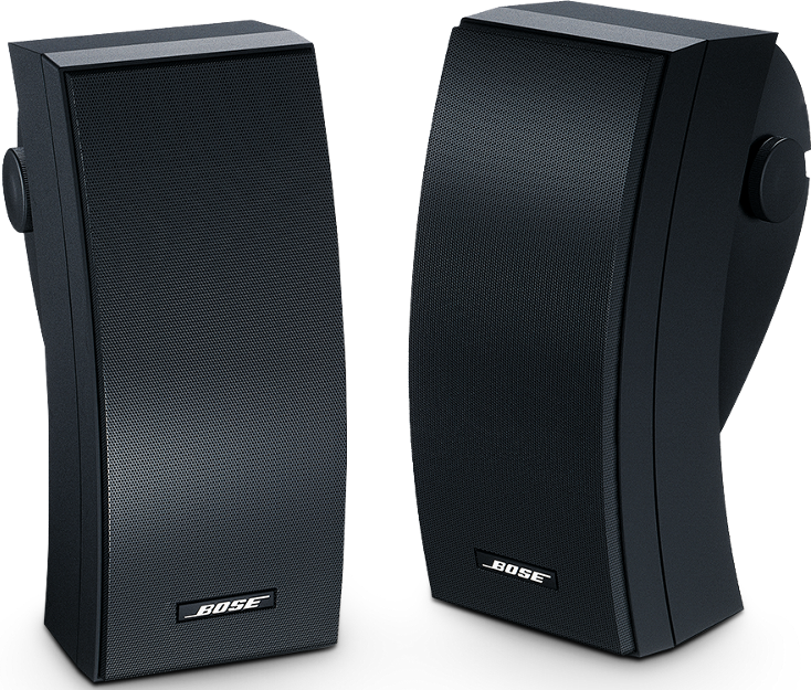 Bose 251 Environmental outdoor Speakers Black Pair with store brackets. Tested.