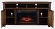 Jofran Inc. Bakersfield Brown Electric Fireplace Media Console-3