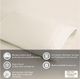 Olliix by Beautyrest Charcoal Full 600 Thread Count Cooling Cotton Rich Sheet Set-5