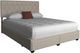 Bernards Skyla Beige King Upholstered Panel Storage Bed-0