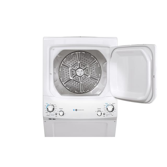 GE® Unitized Spacemaker® White Laundry Center, 4.5 Cu. Ft. Washer, 5.9 Cu. Ft. Dryer-2