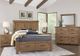 Vaughan-Bassett Yellowstone Chestnut Natural King Storage Bed-2