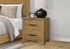 Monarch Specialties Inc. Medium Oak Nightstand-1