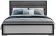 Global Furniture USA Amelia 5-Piece Black/Gray Full Panel Bedroom with LED Set -3