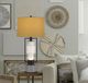 Cal® Lighting & Accessories Vallda Cement/Concrete/Matte Black Table Lamp-3