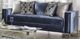 Furniture of America® Jodie 2-Piece Satin Blue Living Room Set-1