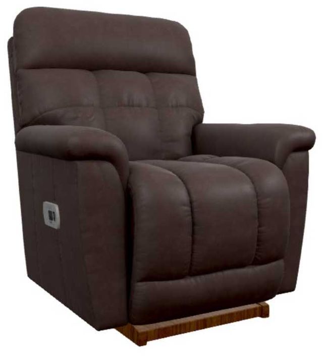 La-Z-Boy® Fulton Walnut Leather Power Rocking Recliner with Headrest and Lumbar-0