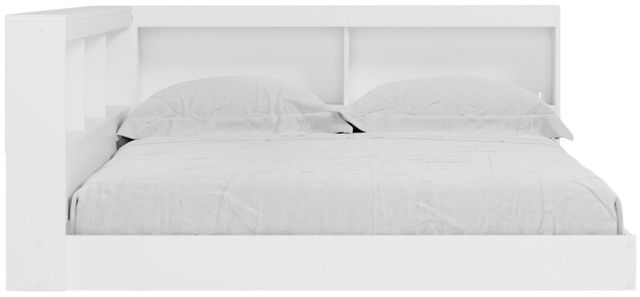 Signature Design by Ashley® Piperton White Youth Full Storage Bookcase Bed-2