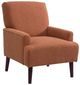 Elements International Kiwi Orange Accent Chair-0