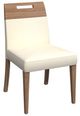 Bermex® Walnut Upholstered Accent Side Chair-0
