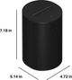 Sonos® Era 100 Black Bookshelf Speaker-2