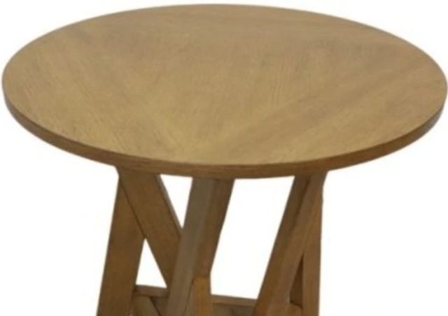 American Wholesale Furniture Scarlett Oak End Table-1