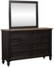 Liberty Furniture Americana Farmhouse Black Dresser and Mirror-0